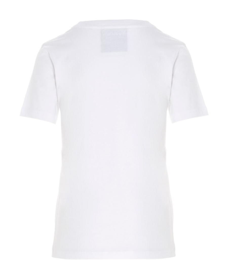 Moschino Logo Details Short-sleeved T-shirt In White