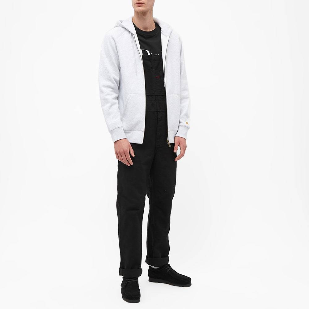 Carhartt Logo-patch Bib Overall In Black