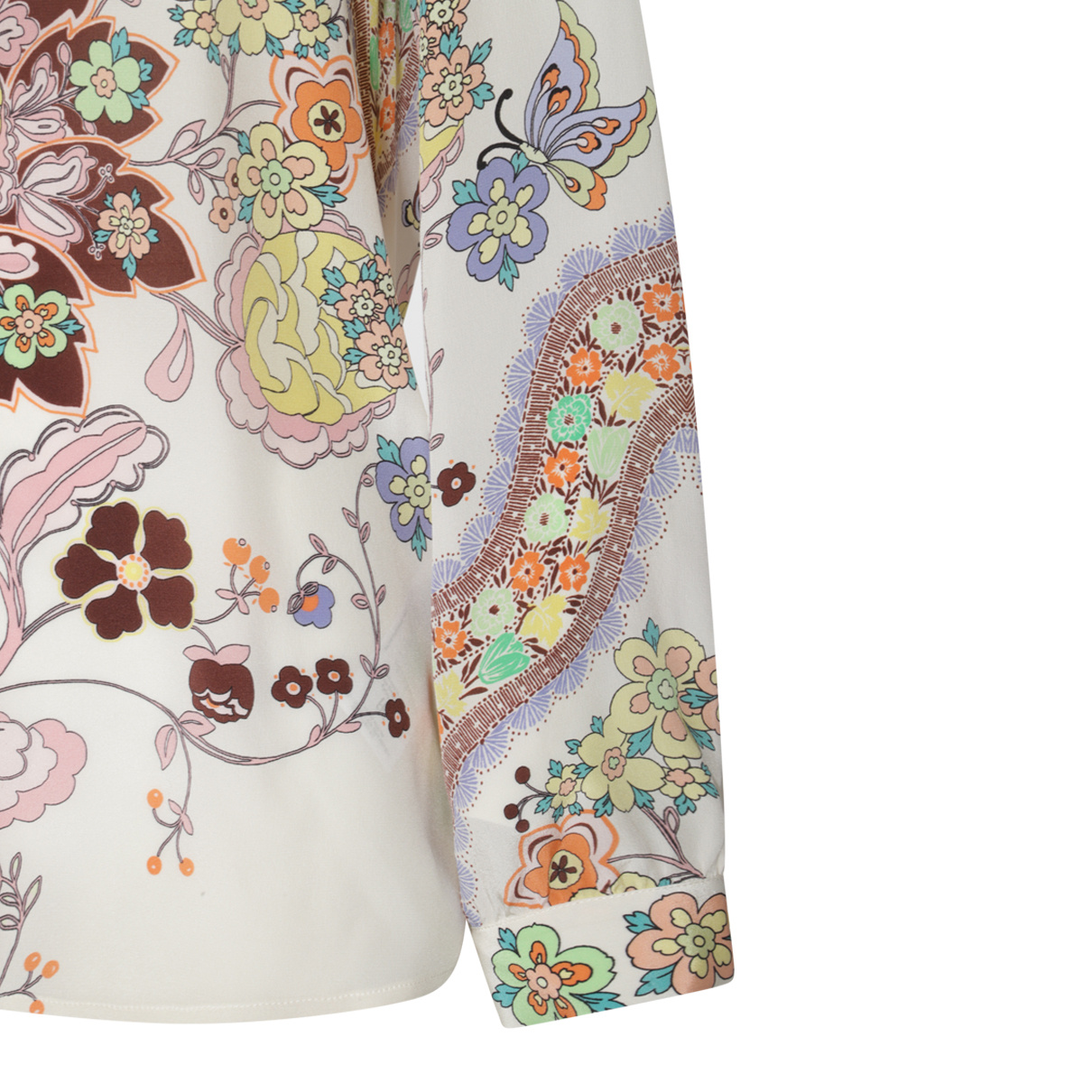 Etro Long-sleeved Shirt In White