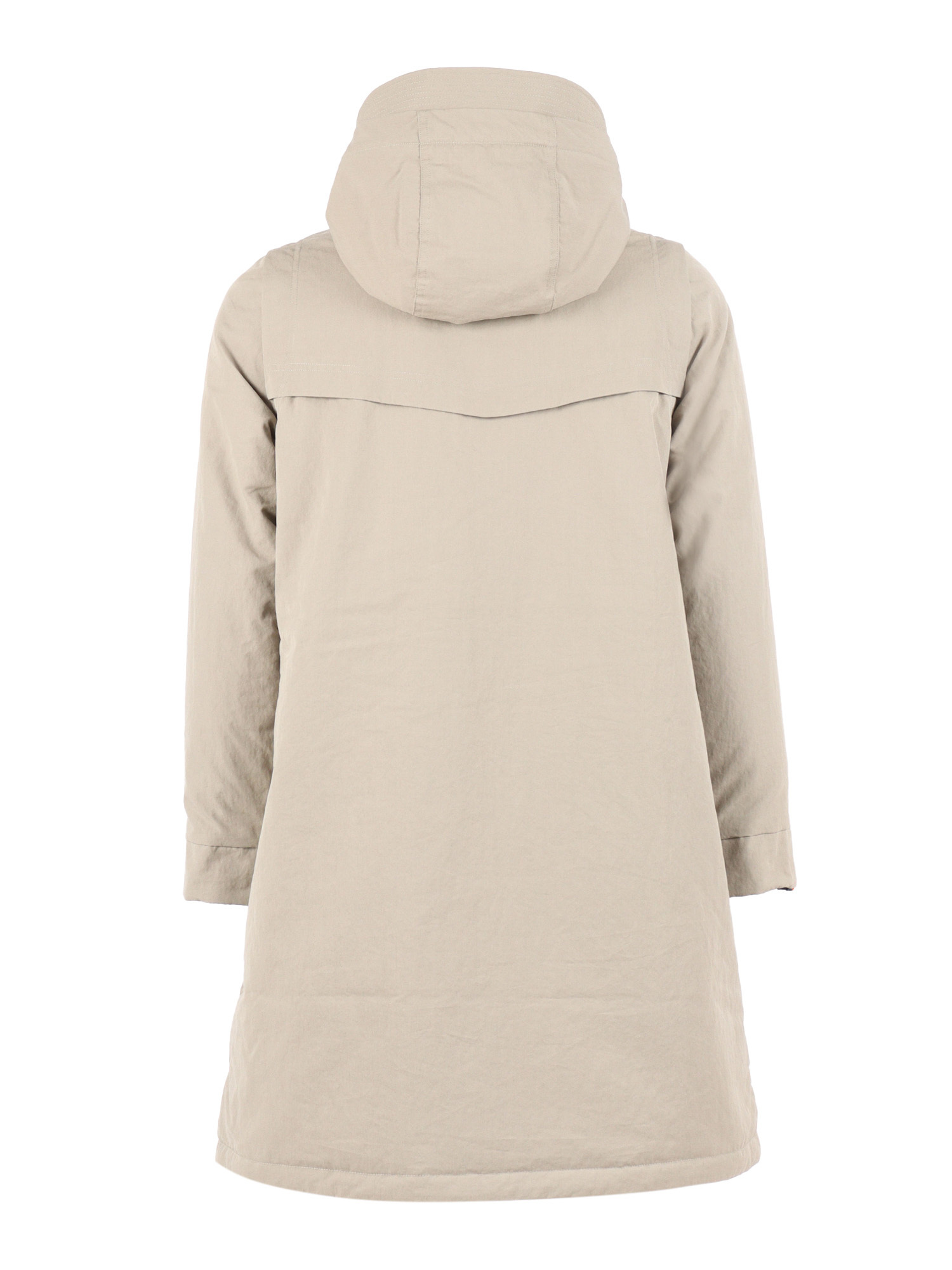 K-way Hooded Down Jacket In Neutral