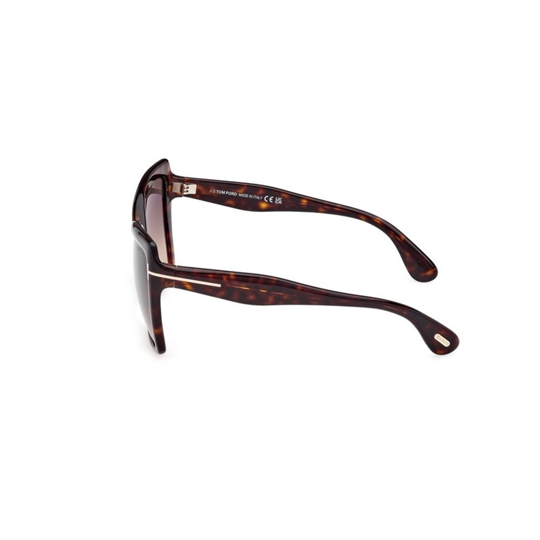 Tom Ford Eyewear Fiore Butterfly Frame Sunglasses In Brown