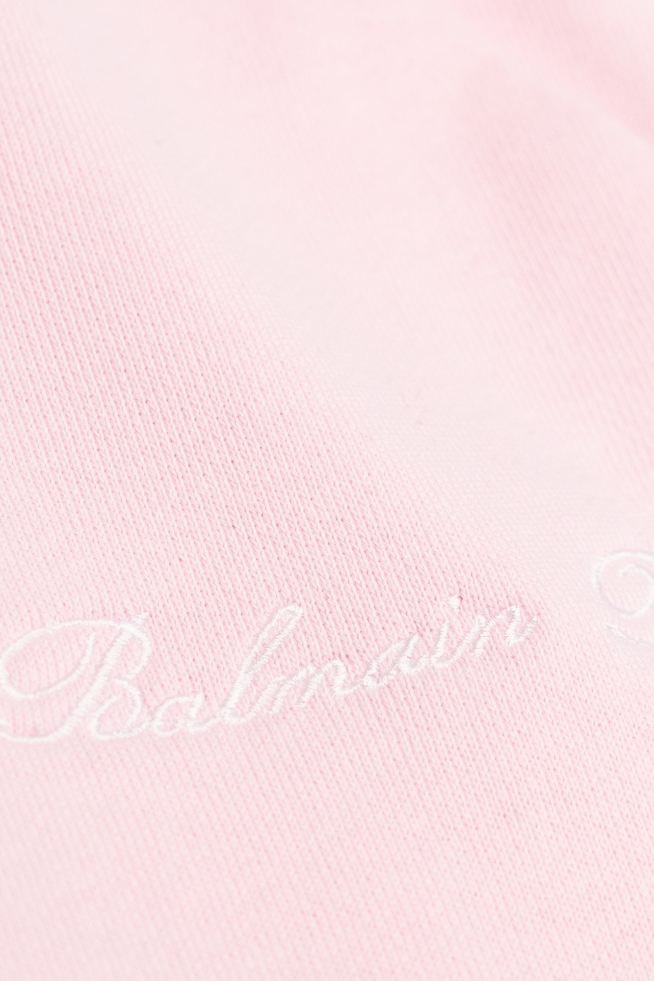 Shop Balmain Wide-leg Cotton Trousers In Pink