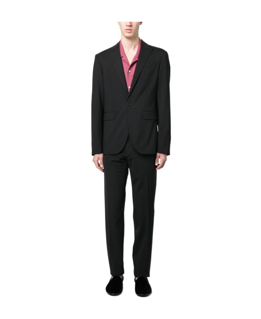 Dsquared2 Single-breasted Wool-blend Suit In Black