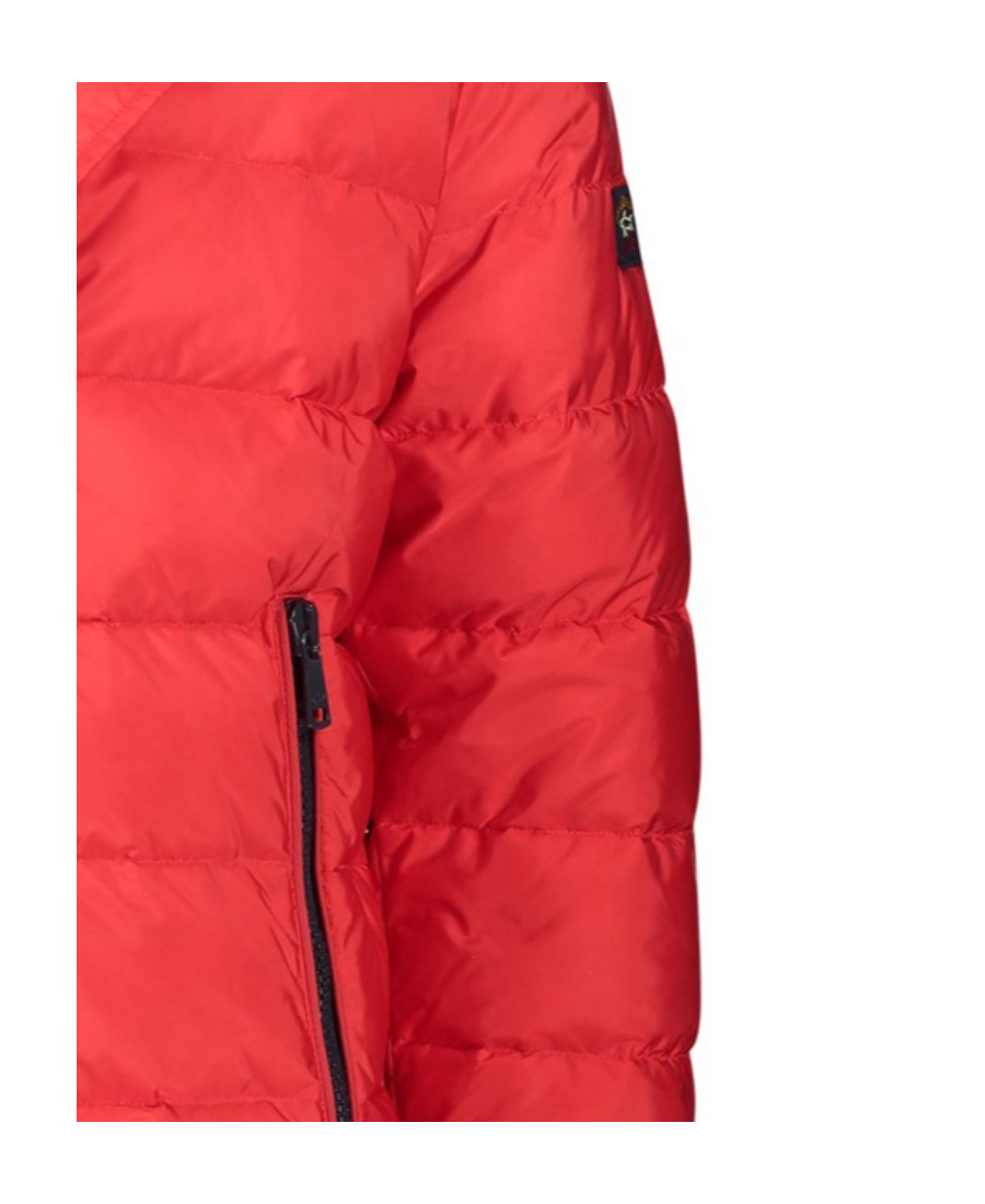 Paul & Shark Quilted Hooded Cotton Suit In Red
