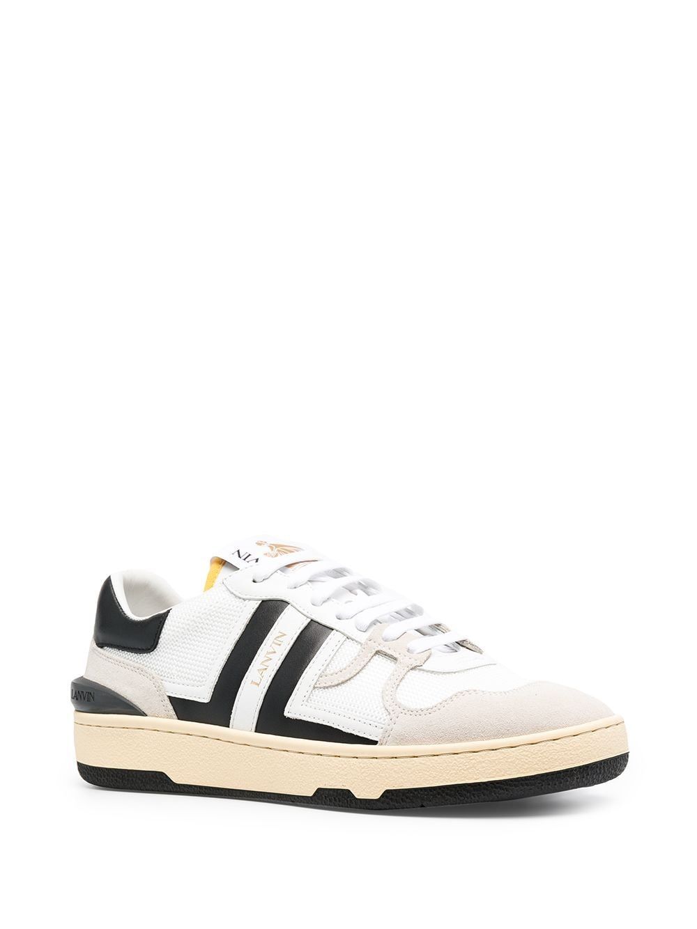 Lanvin Lace-up Low-top Casual Shoes In Multi