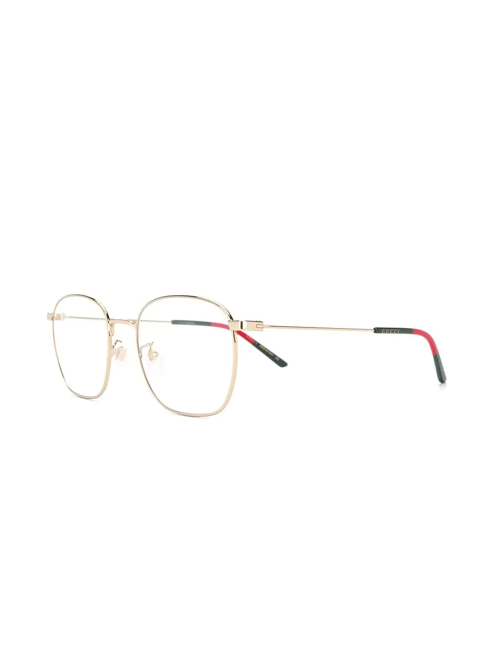 Gucci Gg0681o Soft Square-frame Glasses In Nude