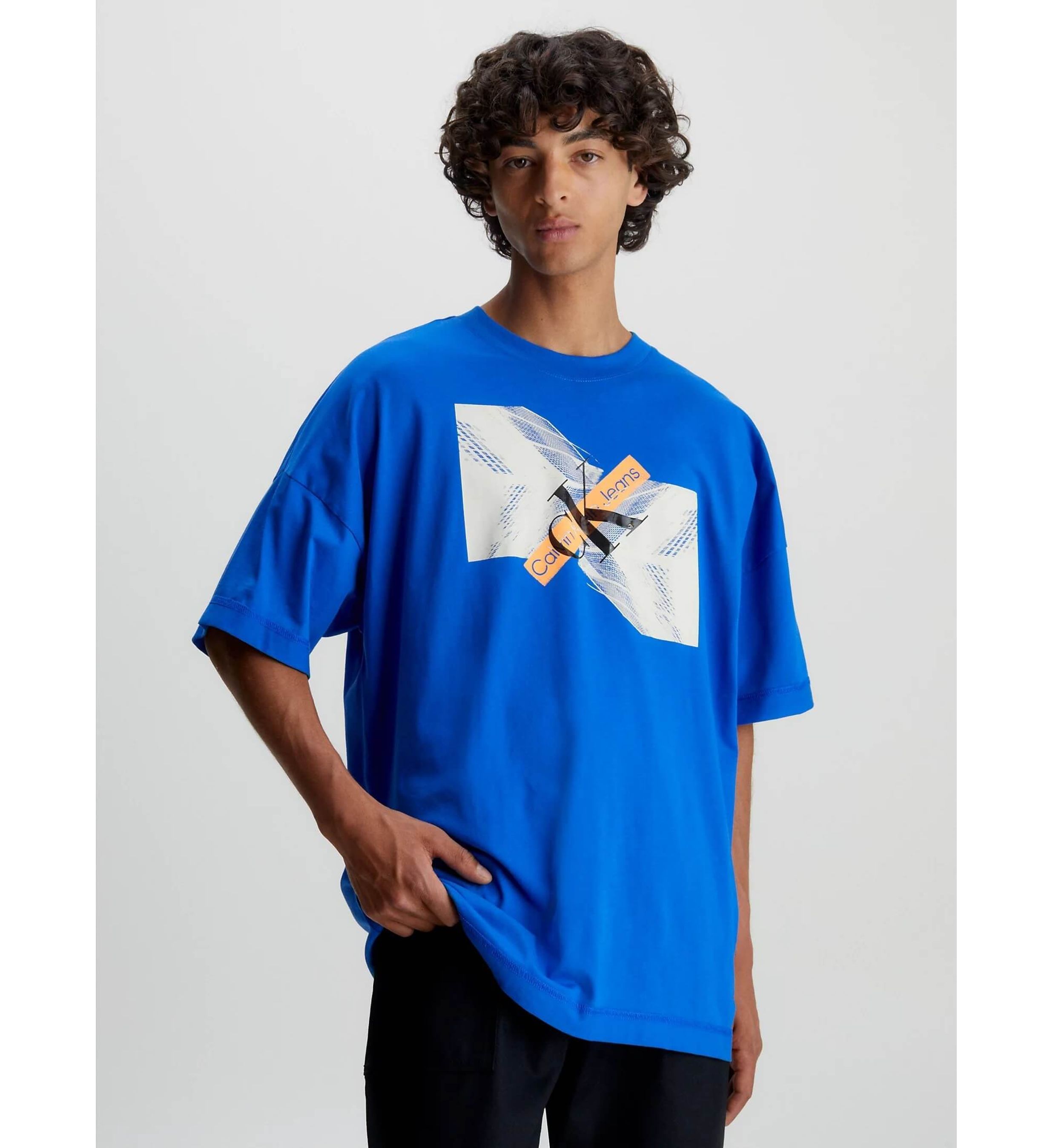 Calvin Klein Jeans Est.1978 Short-sleeved T-shirt In Blue