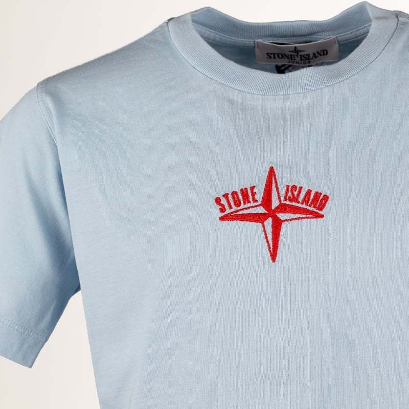 Stone Island Short-sleeved T-shirt In Blue