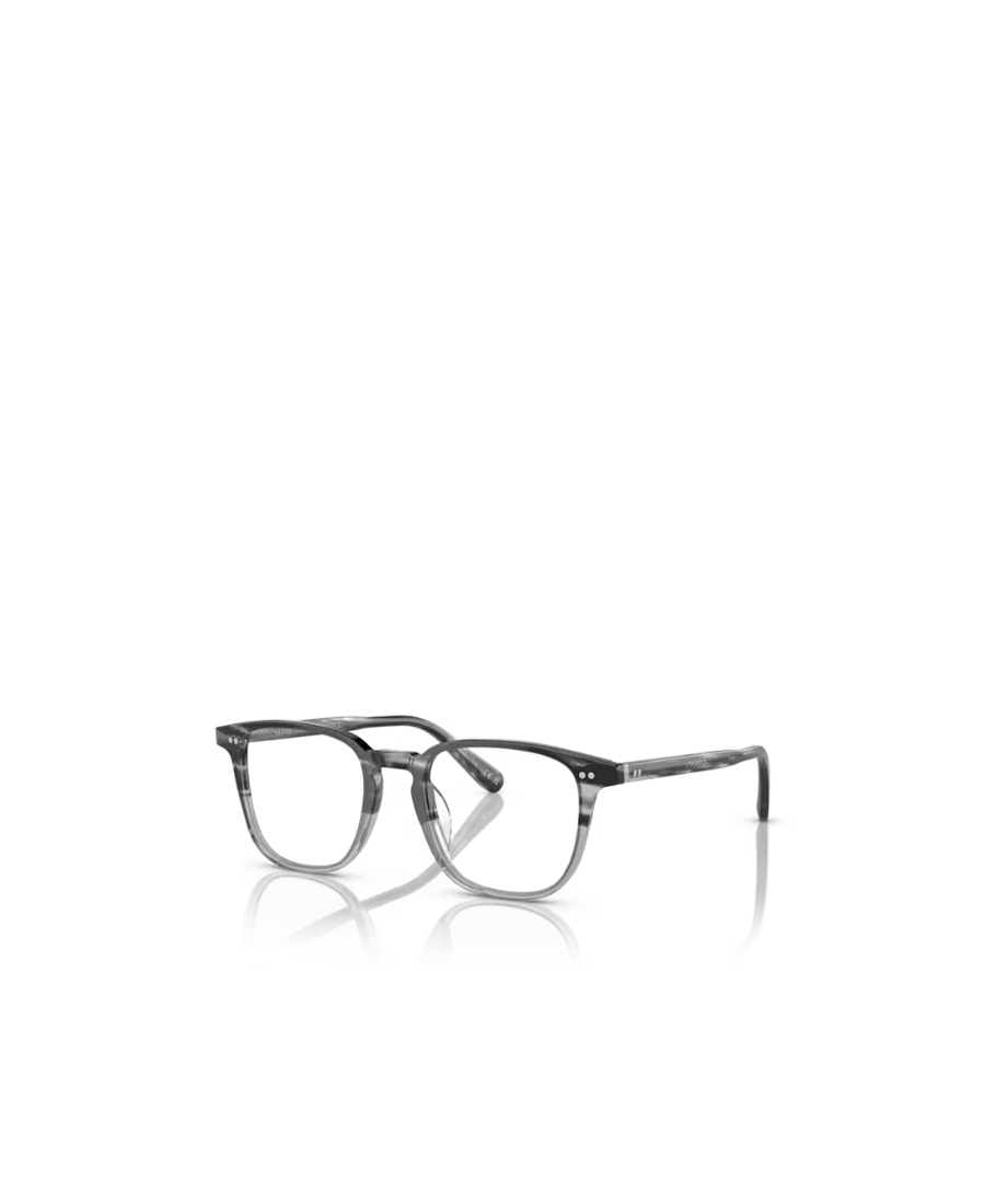 Oliver Peoples Geometric Frame Flat Mirror In Gray