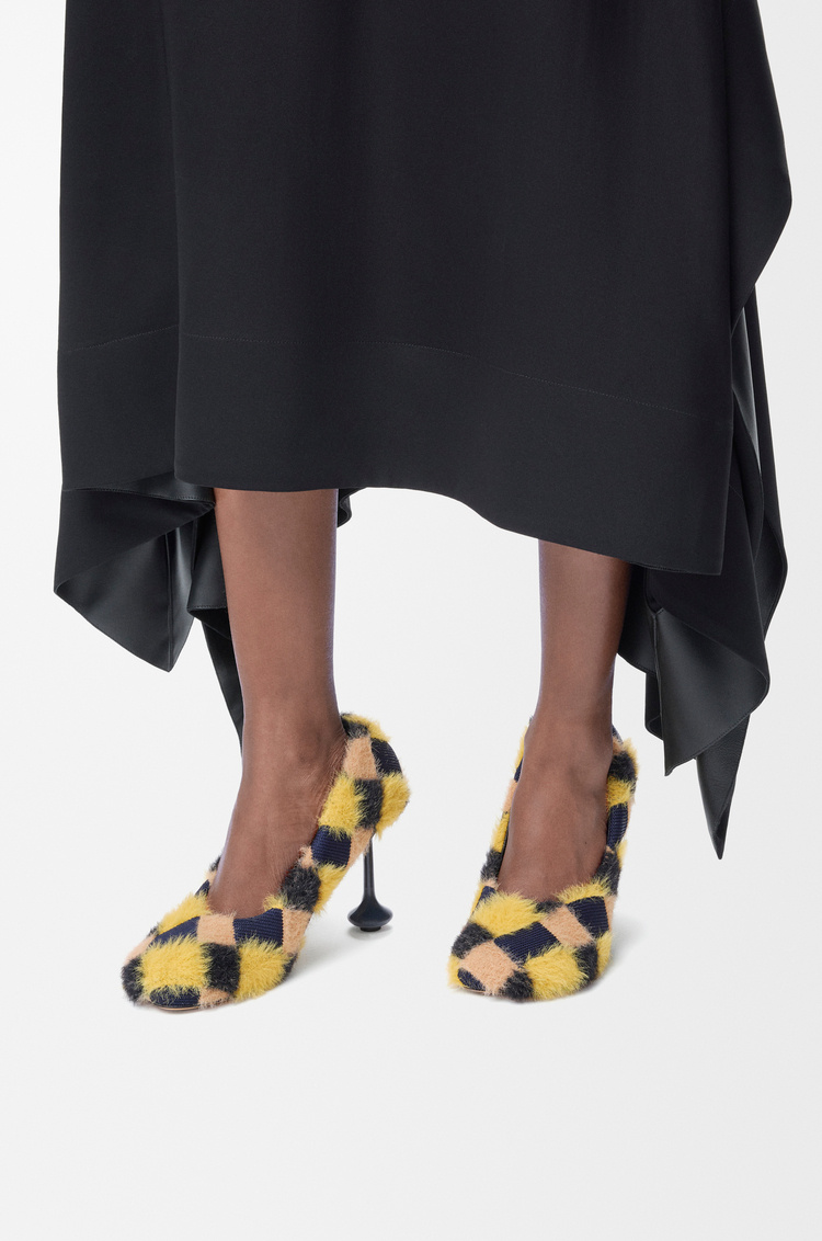 Loewe Toy Pump In Jacquard Knit In Multi