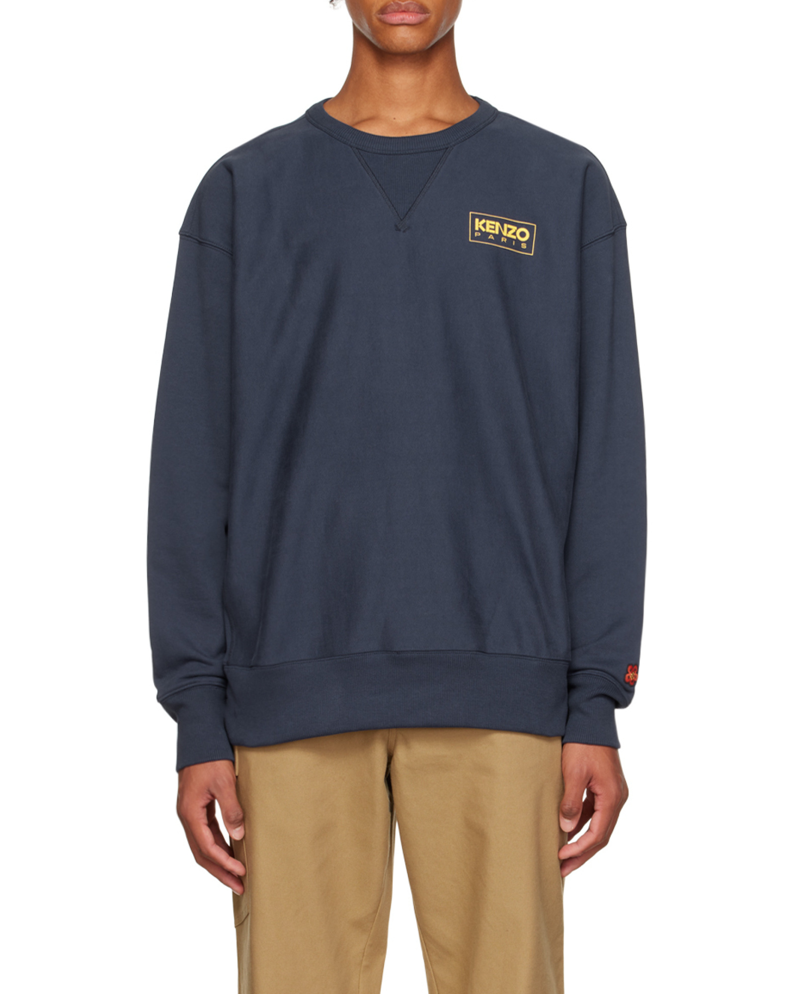 Kenzo Paris Oversize Sweatshirt In Blue