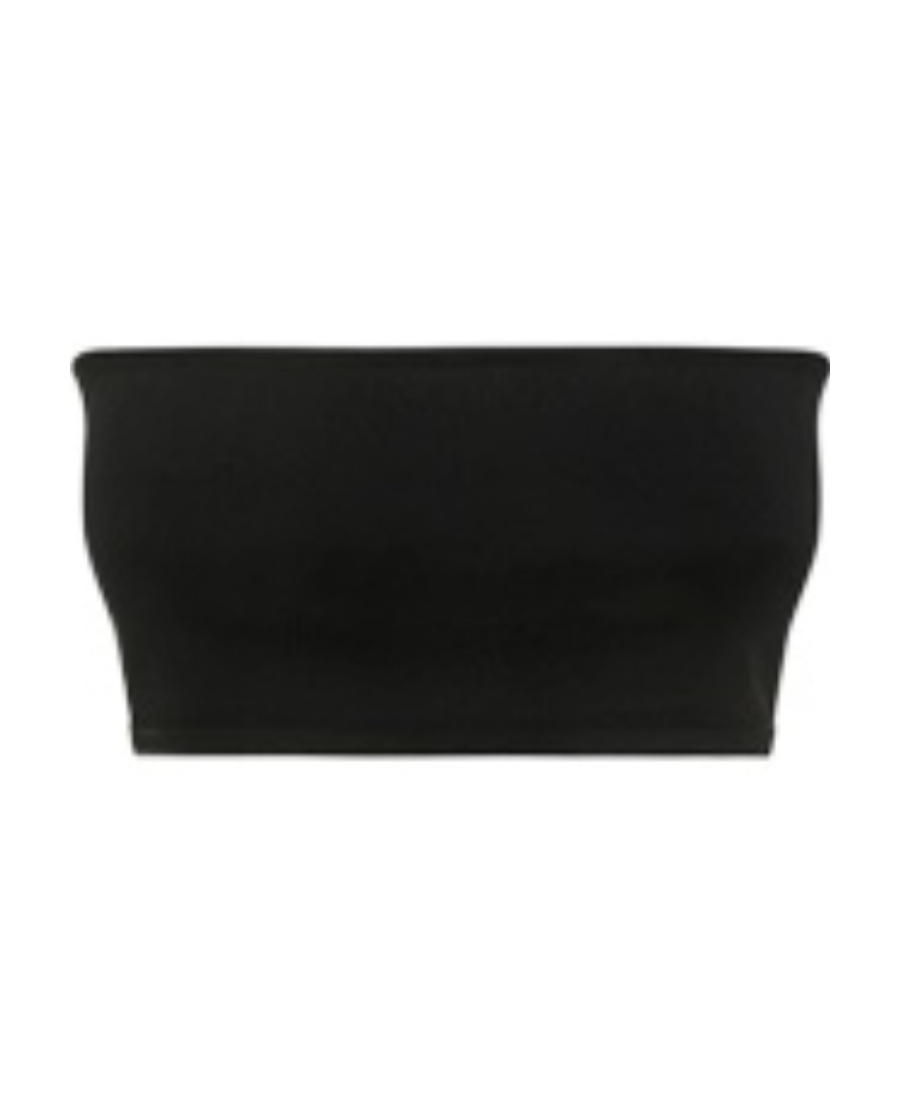 BALMAIN BANDEAU CROPPED TOP