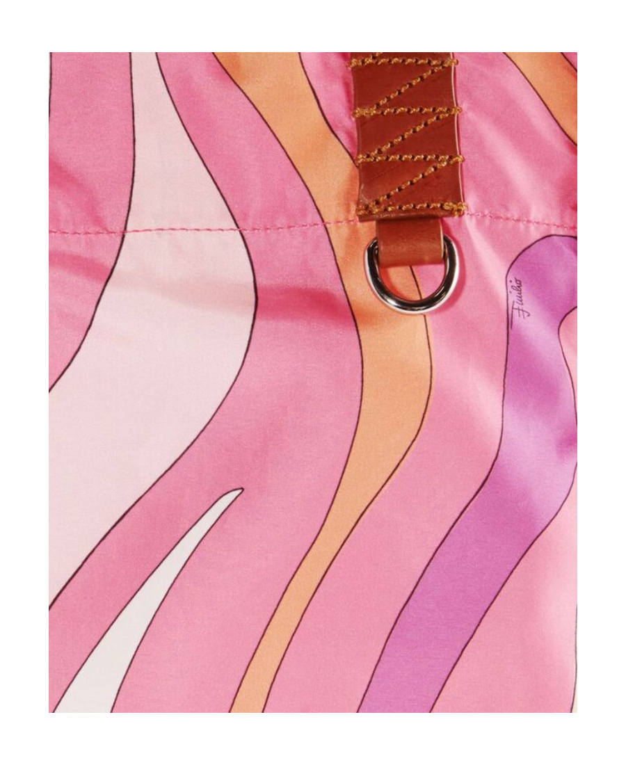 Pucci Marmo-print Tote Bag In Pink