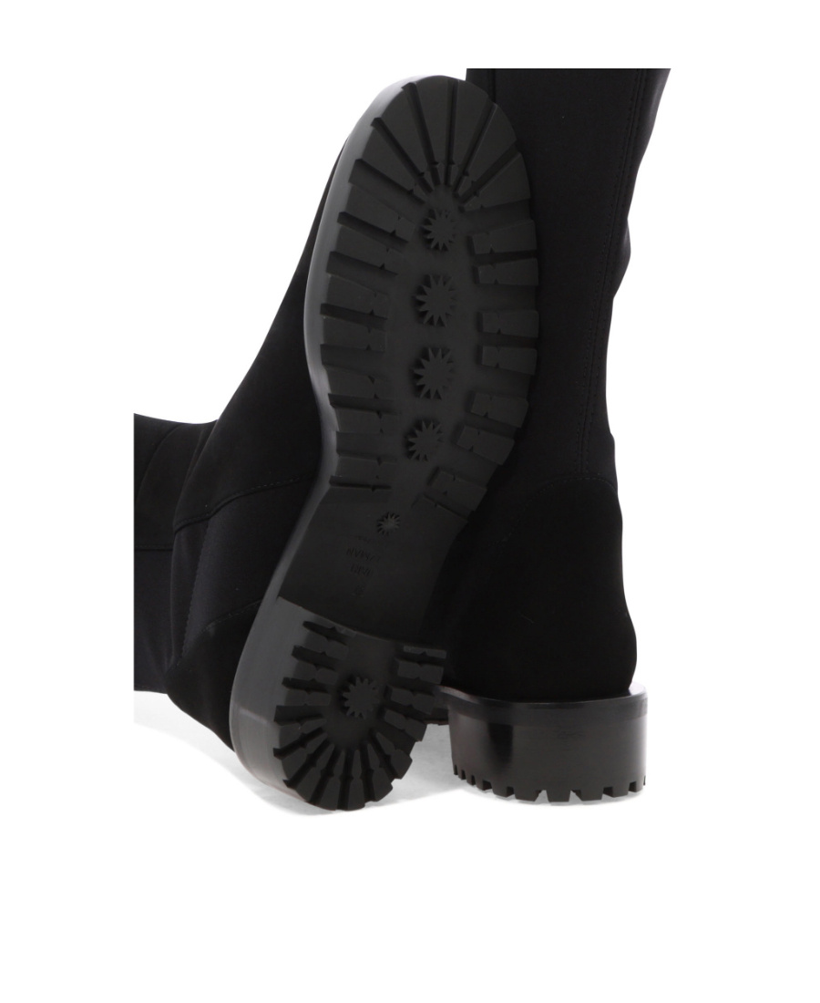Stuart Weitzman Knee-high Suede Boots In Black