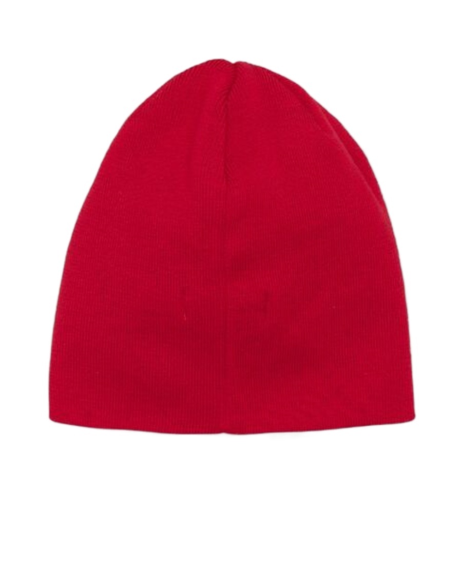 Palm Angels Intarsia-logo Beanie In Red