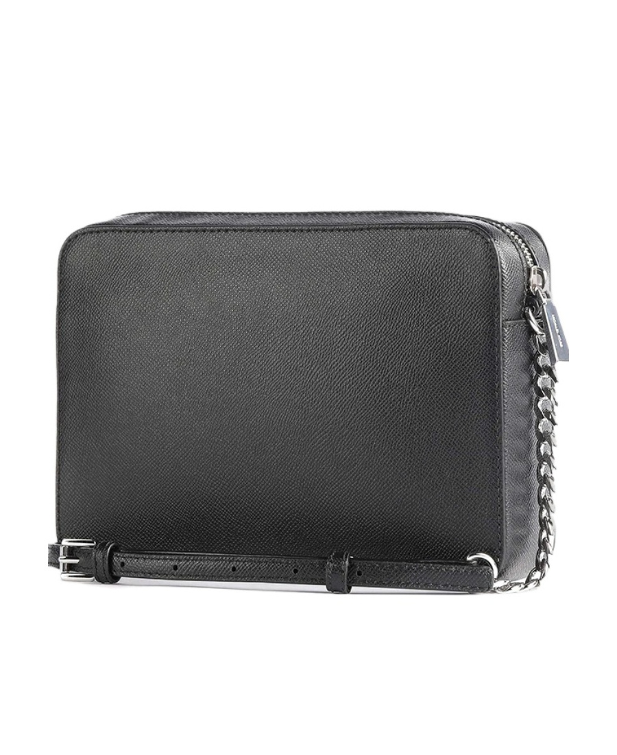 Michael Kors Black Logo Shoulder Bag In Black