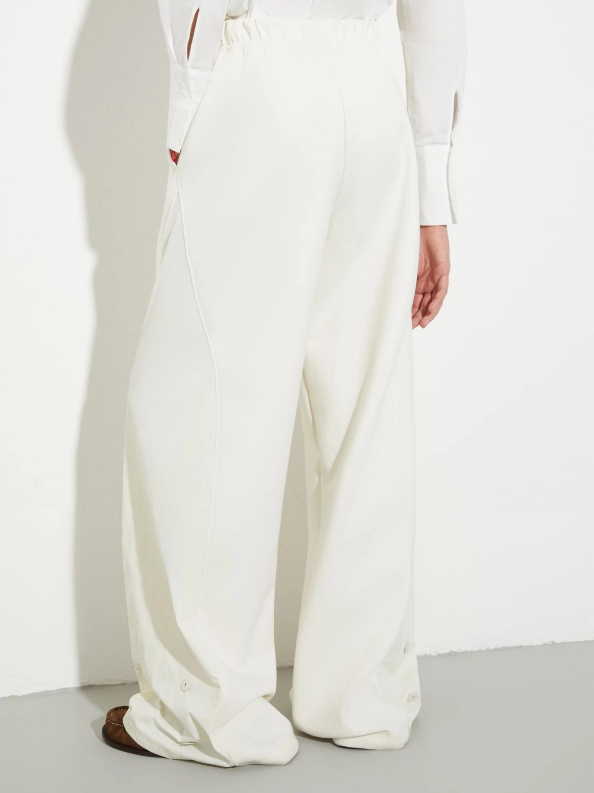 Maxco. Cotton-blend And Nylon Joggers In White