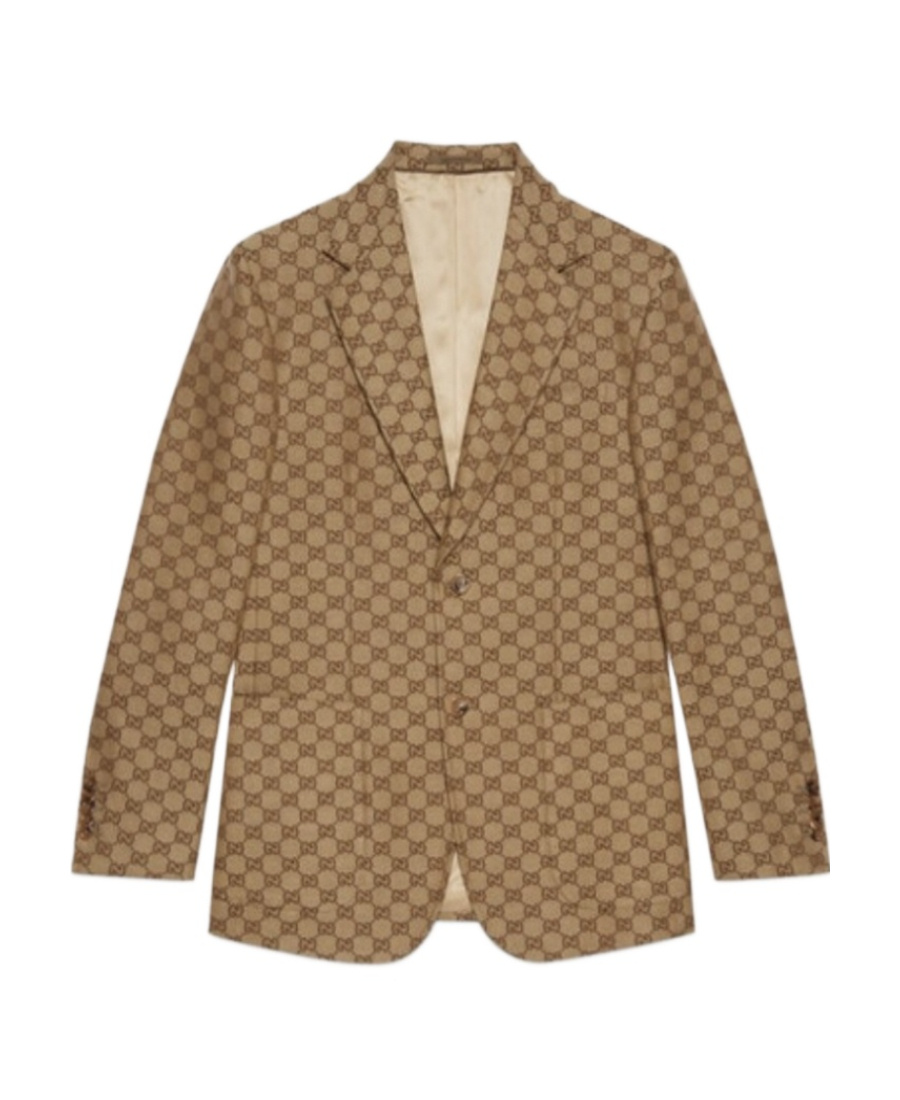 GUCCI GG SUPREME LINEN FORMAL JACKET 