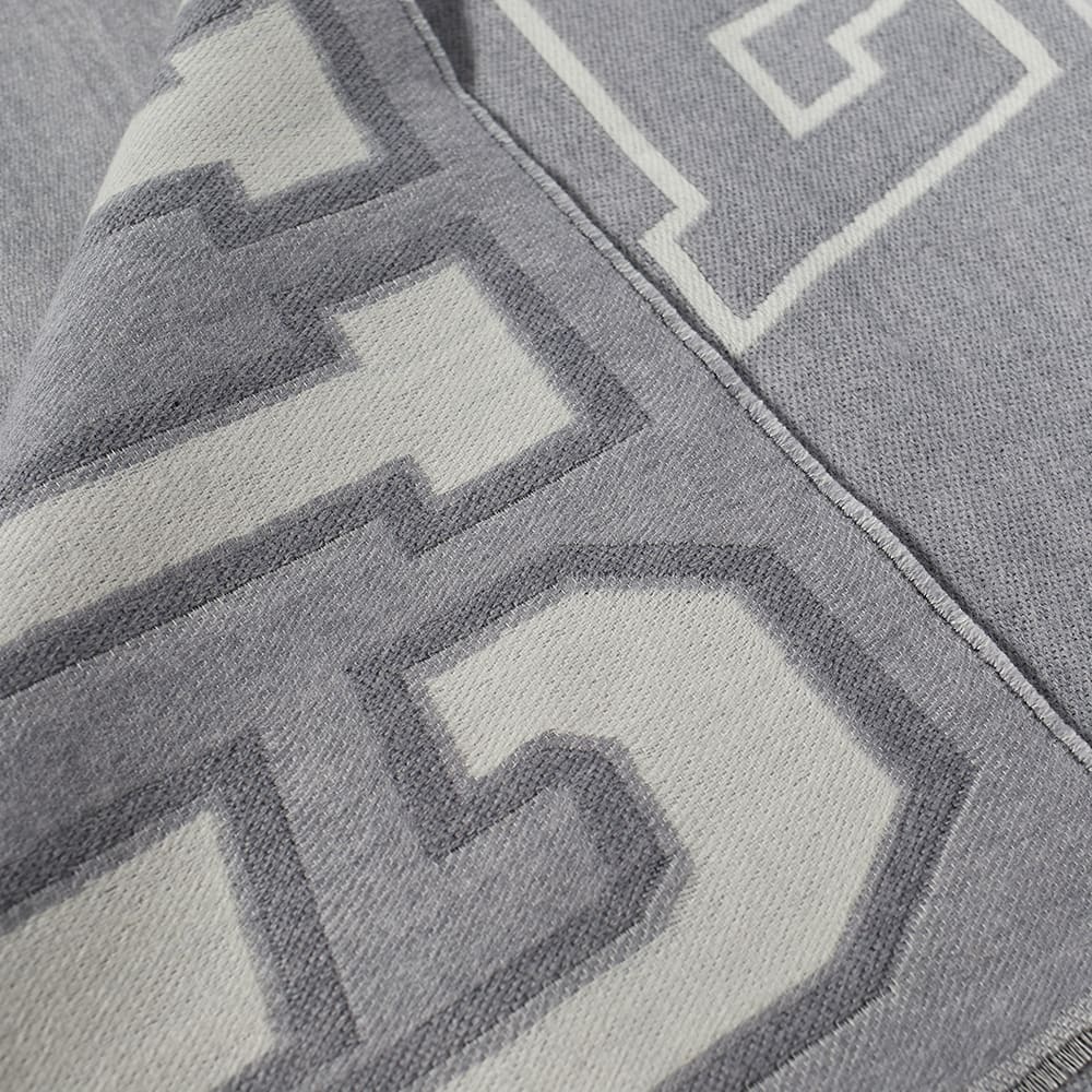 Givenchy Logo Scarf In Gray