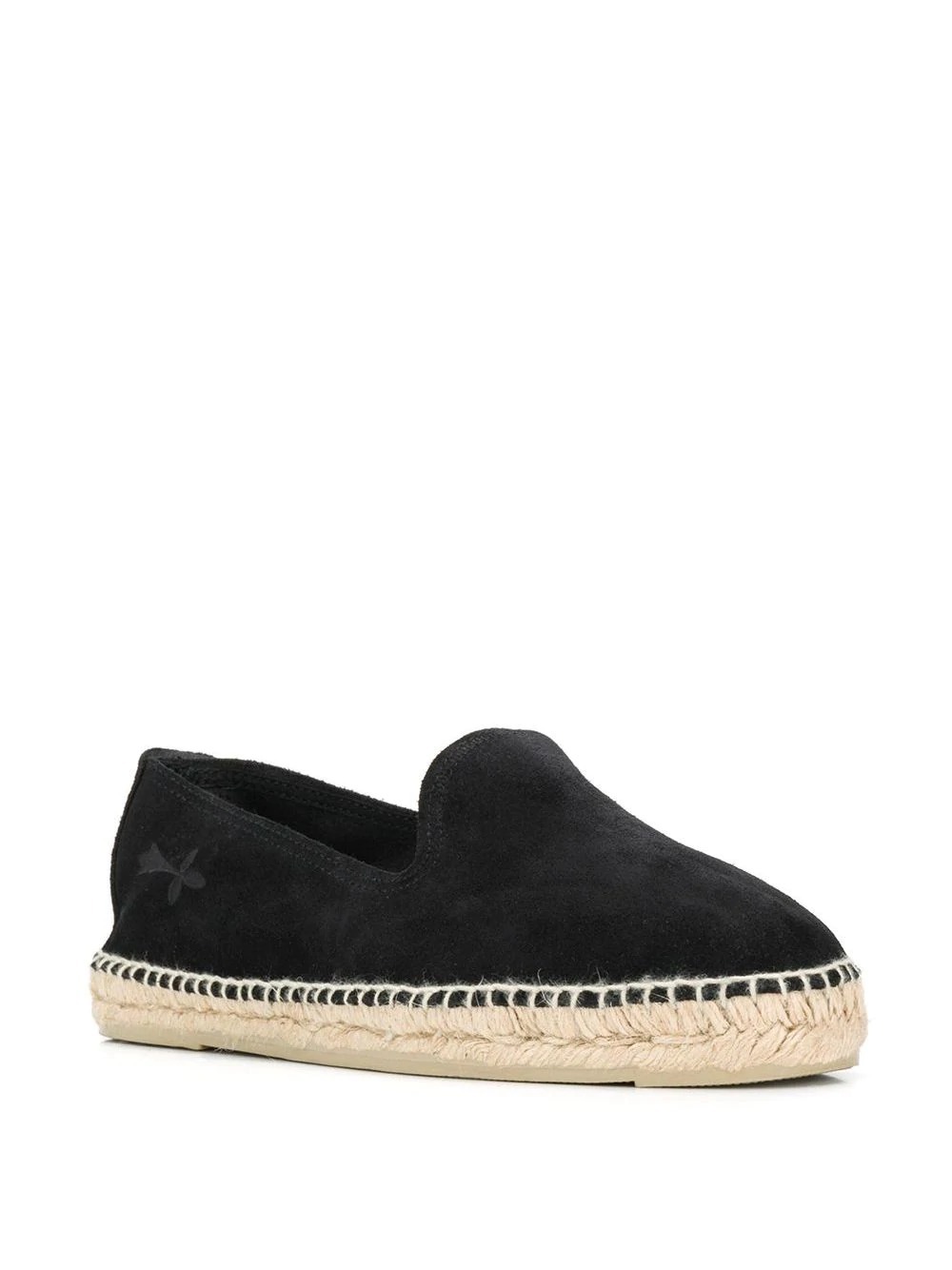 Manebi Flat Espadrilles In Black