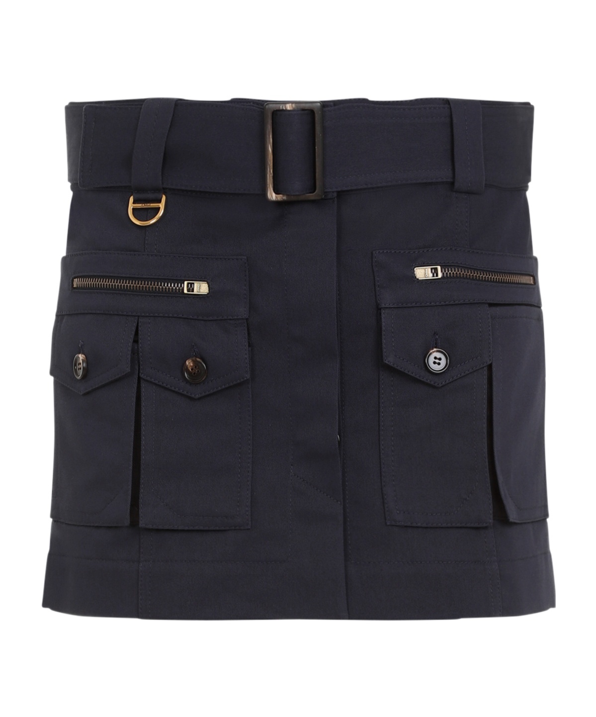 Chloé Cargo Mini Skirt In Black
