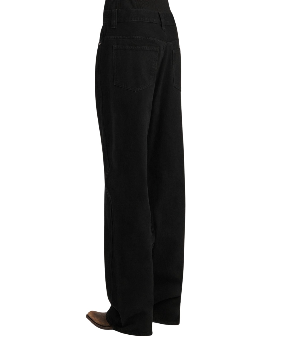 Khaite Jeans With Belt Loops In Black