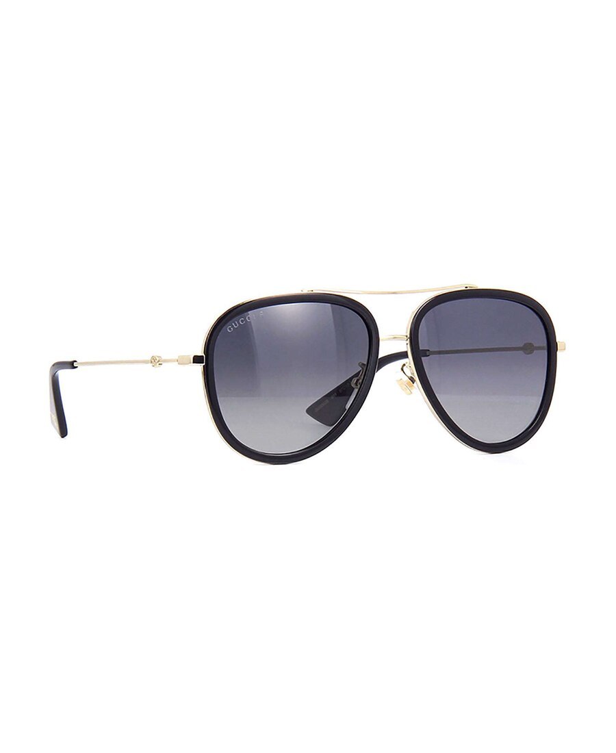 Gucci Eyewear Aviator Frame Sunglasses In Gray