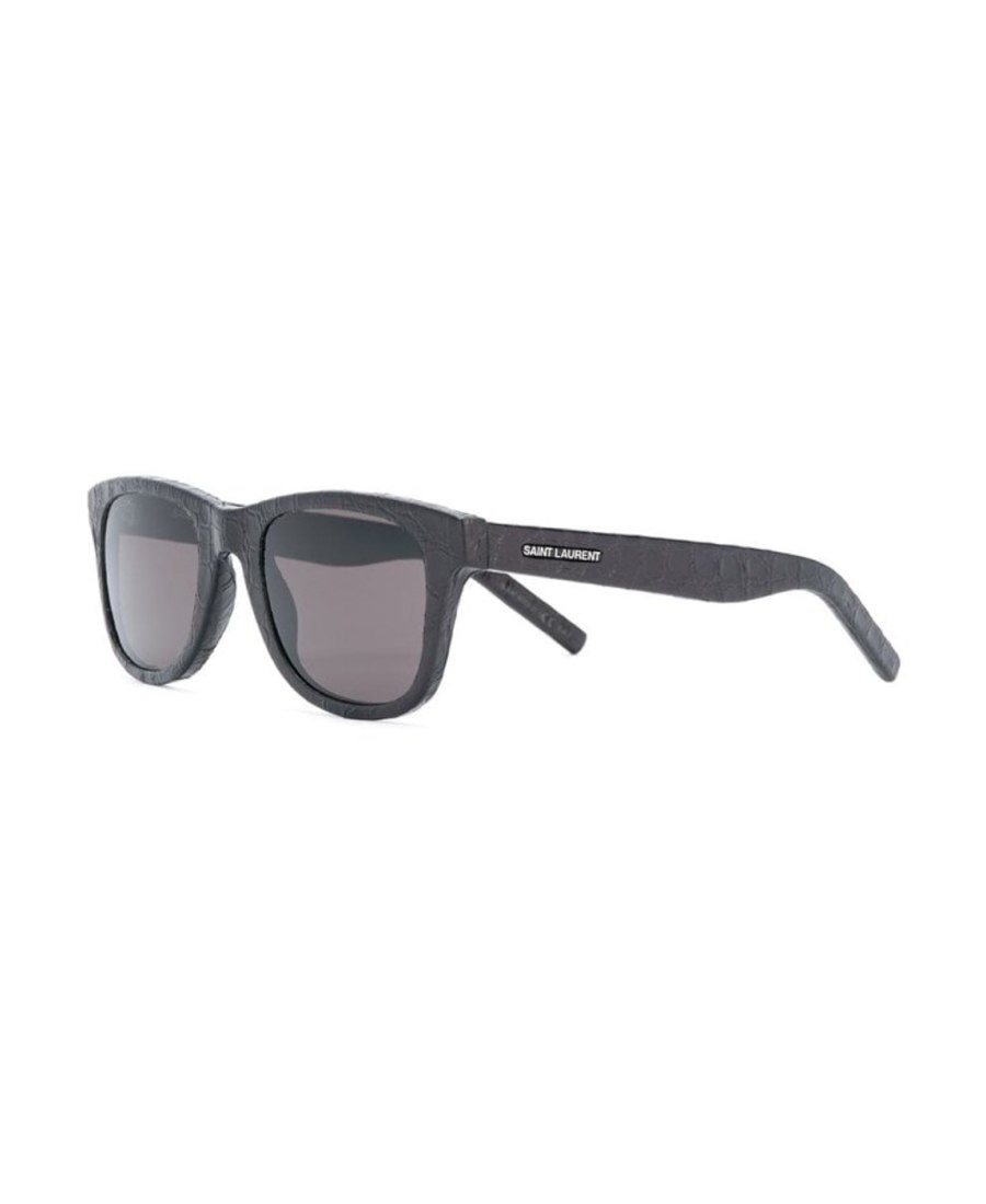 Saint Laurent Square Frame Sunglasses In Black