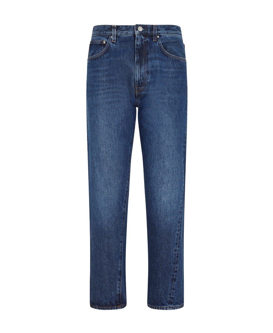 TOTÊME STRAIGHT-LEG CROPPED JEANS