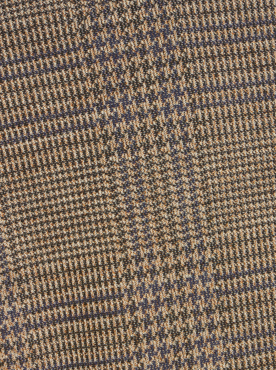 Etro Plaid-check Pattern Blazer In Brown