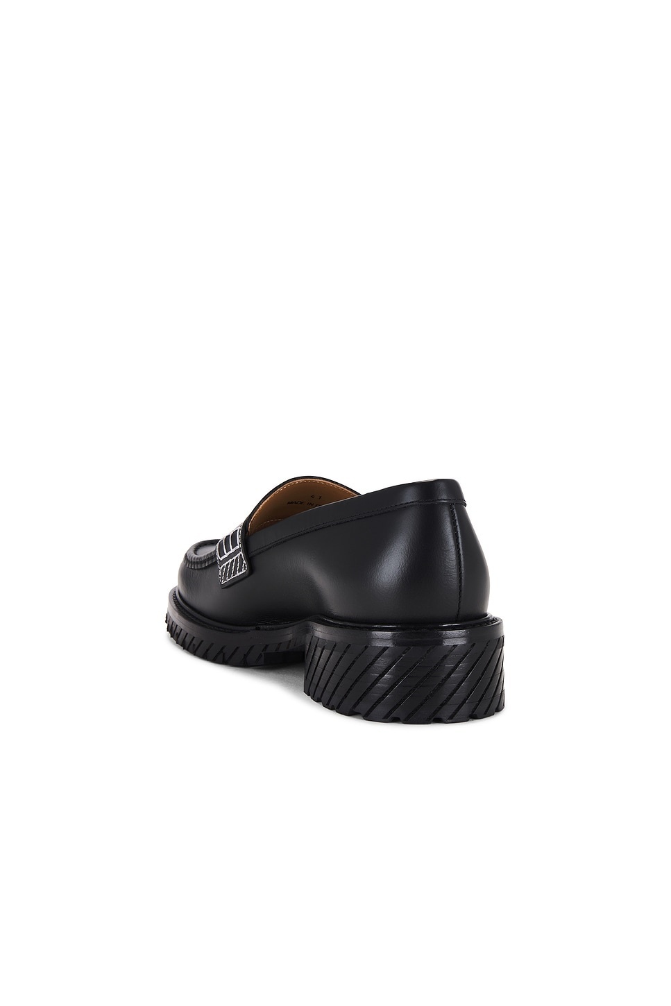 Off-white Logo-print Loafers In Black