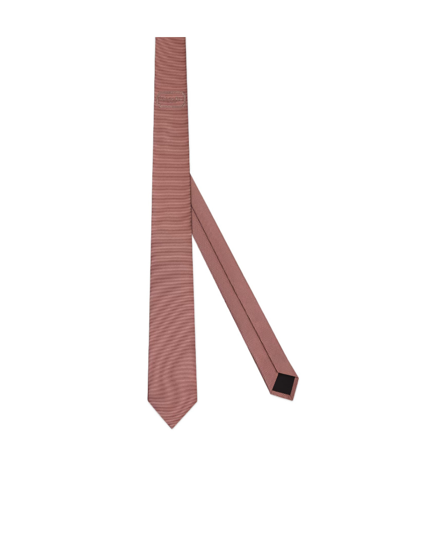 Dior Logo Tie In Brown