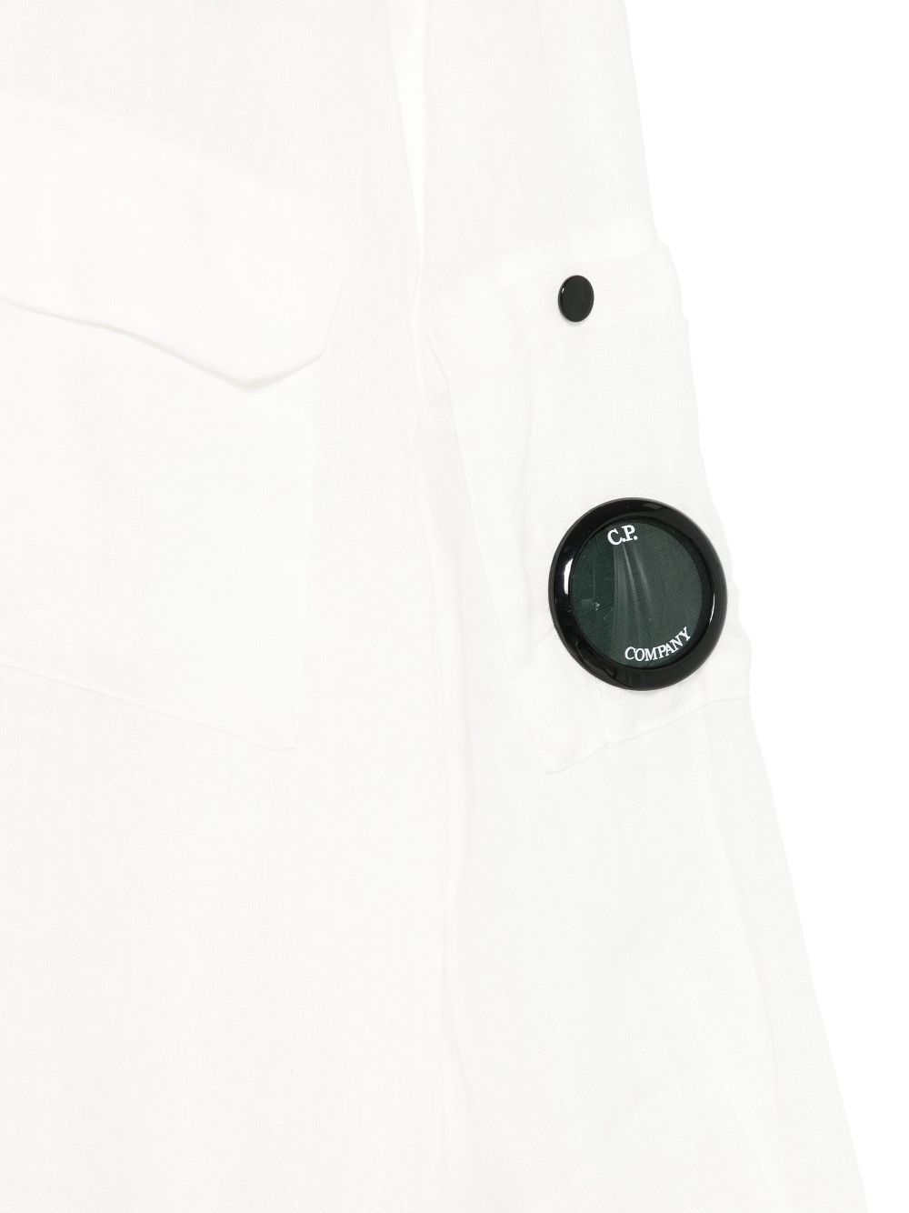 Shop C.p. Company Long-sleeved Shirt In White