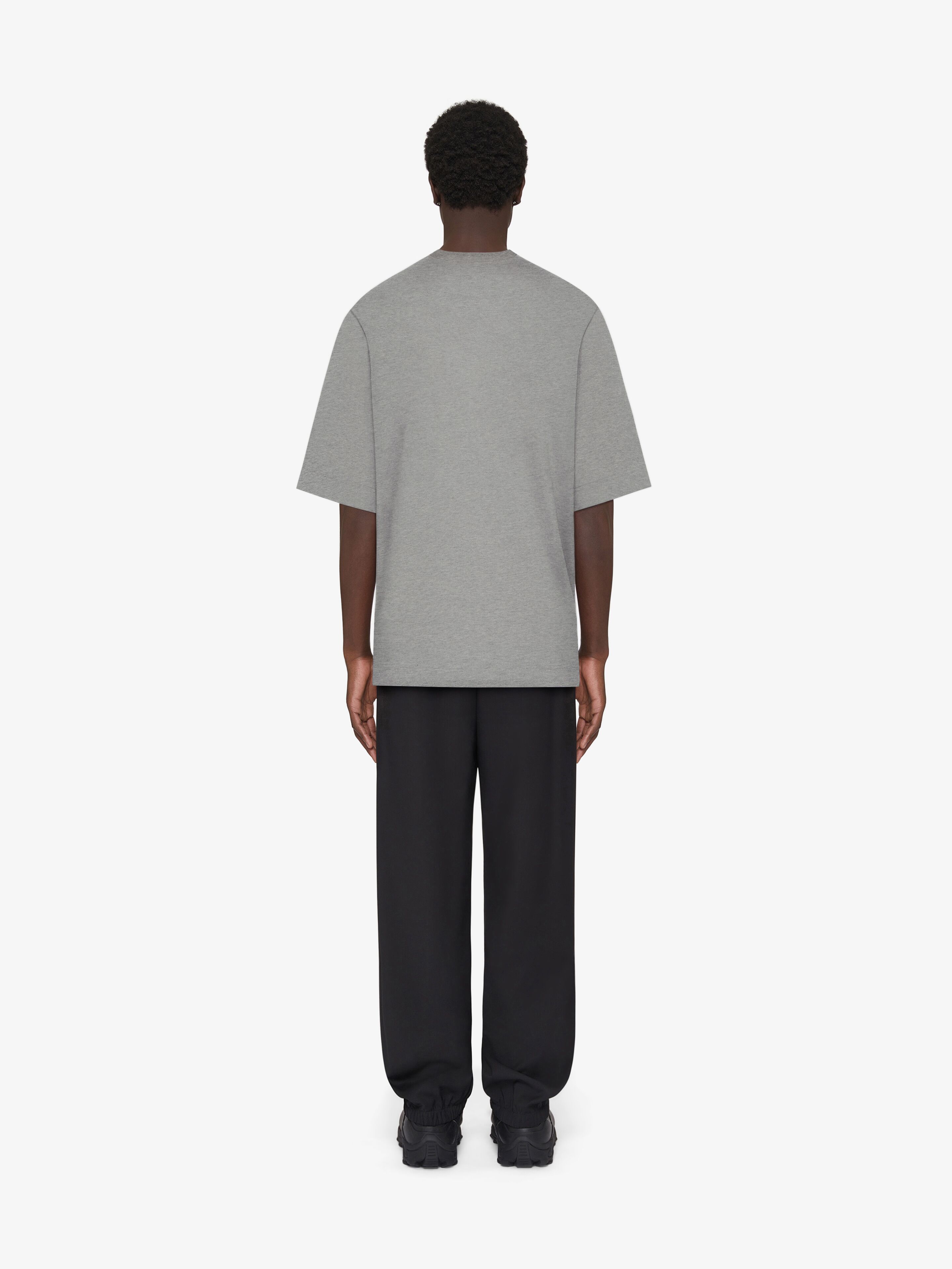 Givenchy 4g T-shirt In Cotton In Gray