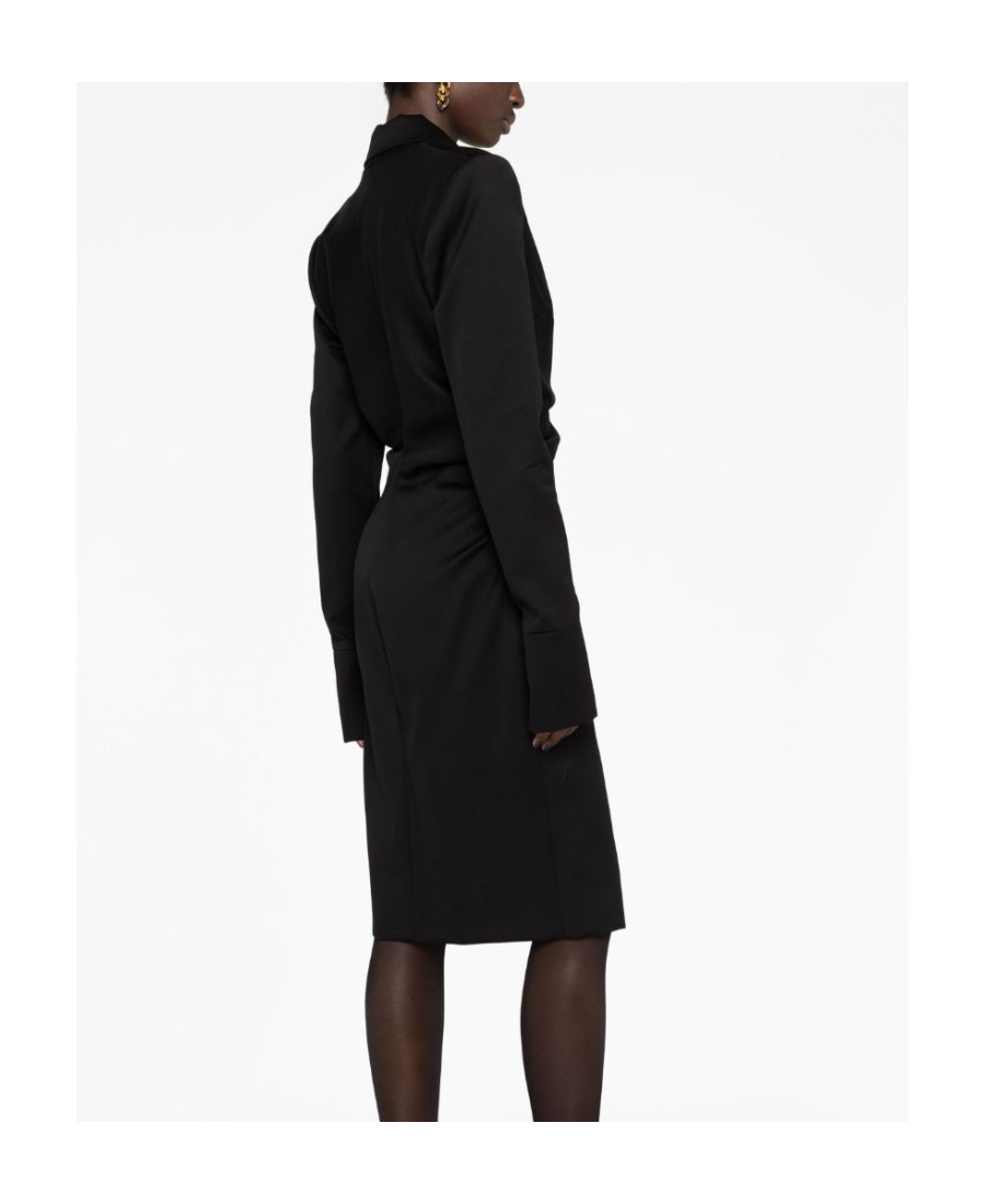 Tom Ford Ruch Tailored Mididress In Black