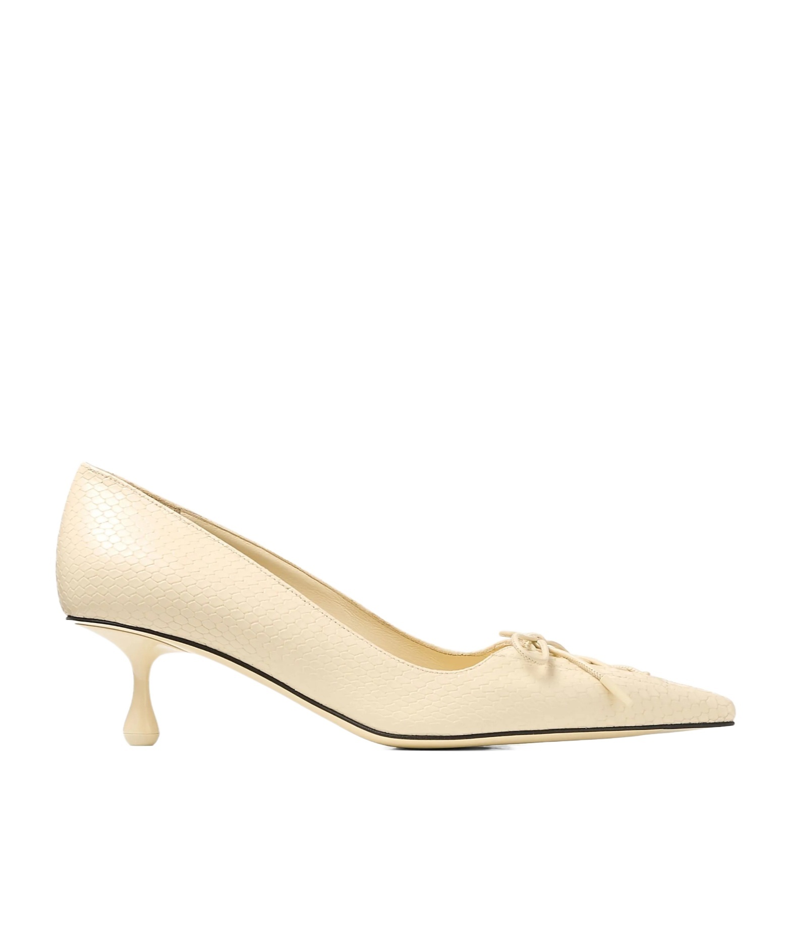 Jimmy Choo 50mm Scarlett Lace-up Pointed-toe Pumps In Brown