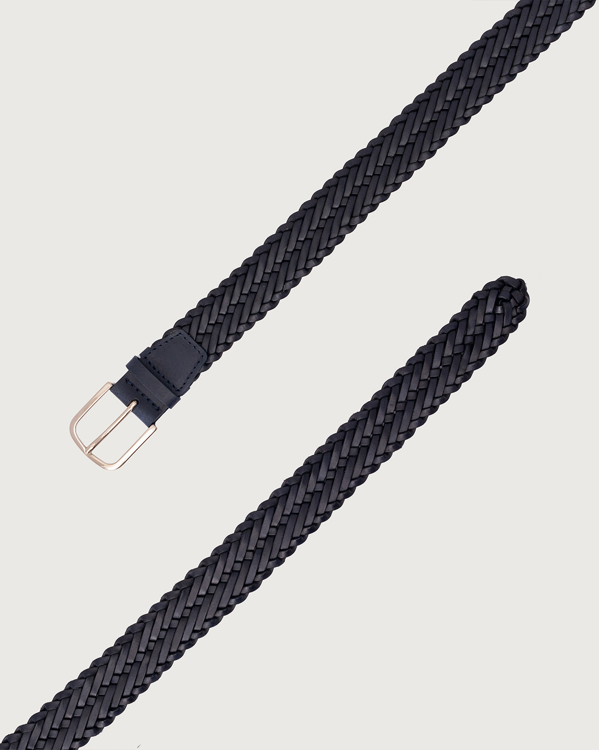 Orciani Braided Belt In Blue