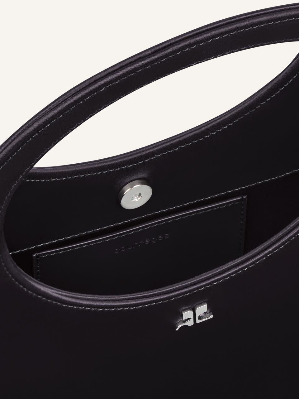 Courrèges Courregès Holy Shoulder Bag In Black