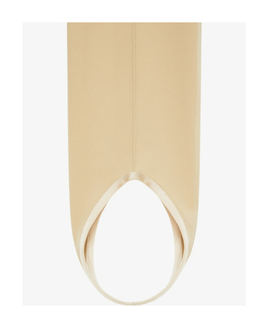 Givenchy Stirrup Pants In Twill In Nude