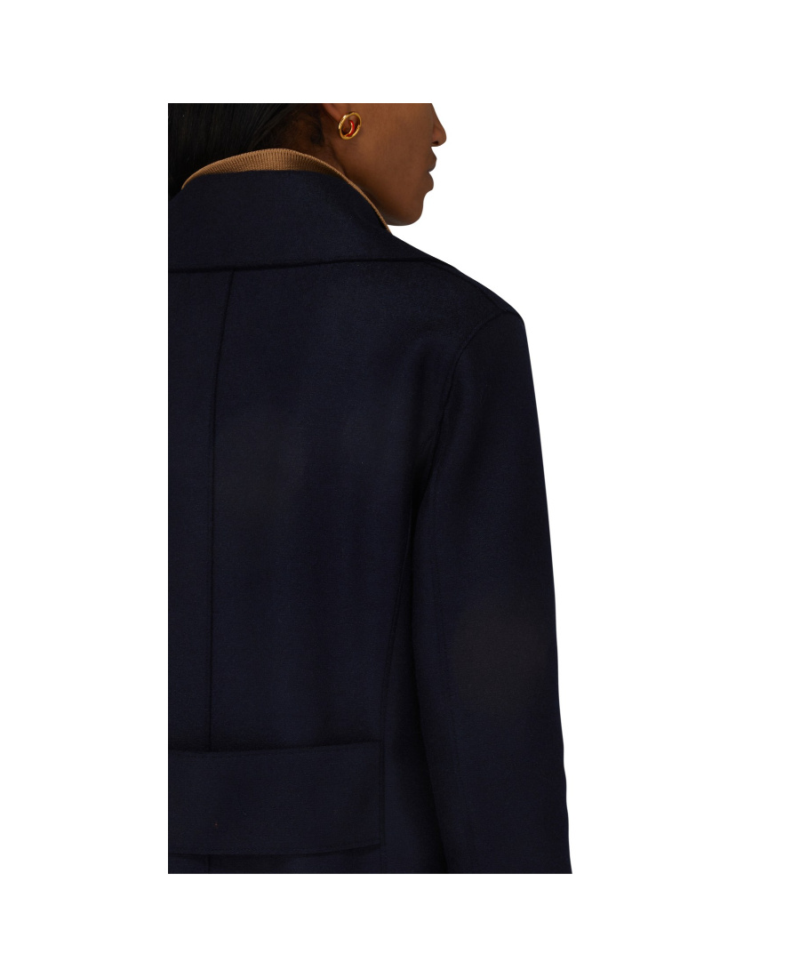 HARRIS WHARF LONDON DOUBLE-BREASTED WOOL COAT