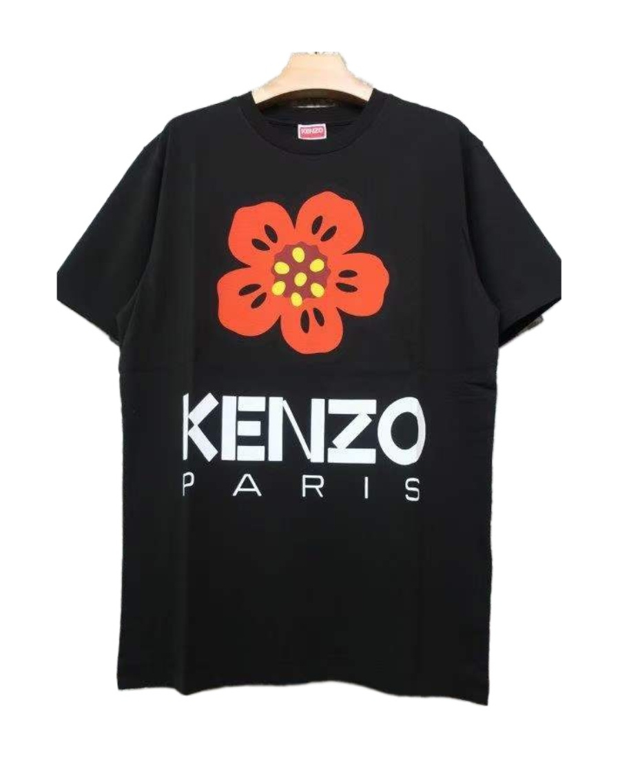 Kenzo Logo T-shirt In Black