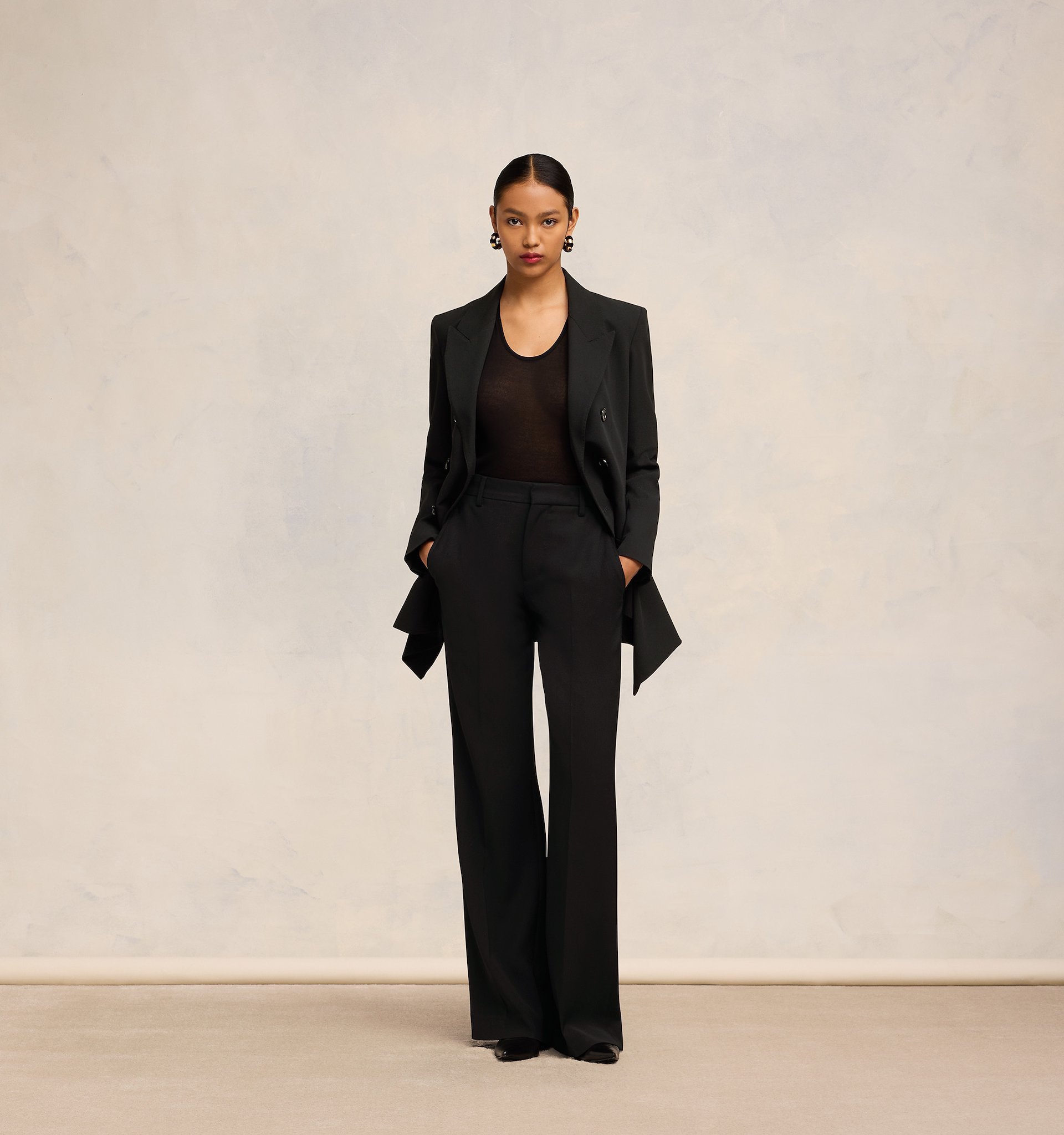 Ami Alexandre Mattiussi Ami Paris Pants In Black