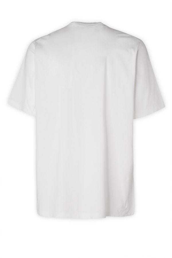 Dsquared2 Ibra Over Cotton Jersey T-shirt In White