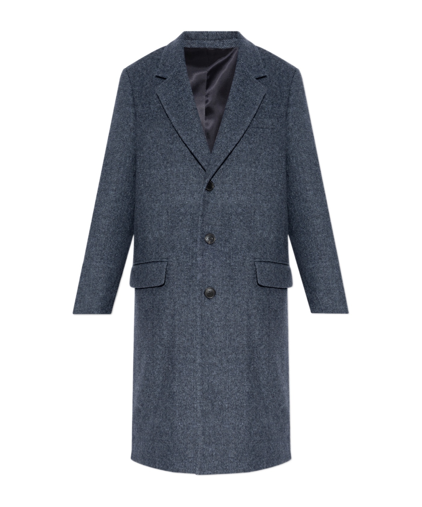 Isabel Marant Johel Single-breasted Coat In Blue