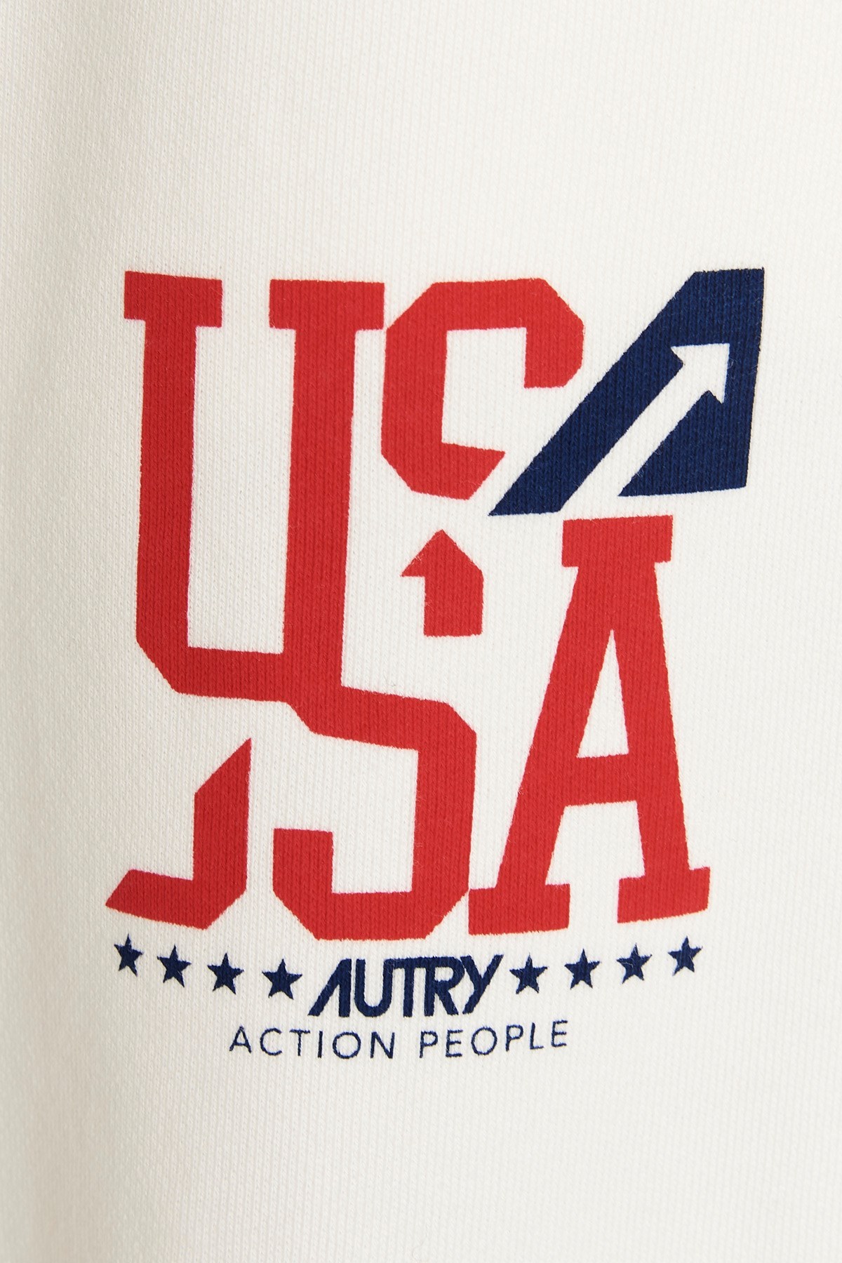 Shop Autry Logo-print Cotton Jogging In White