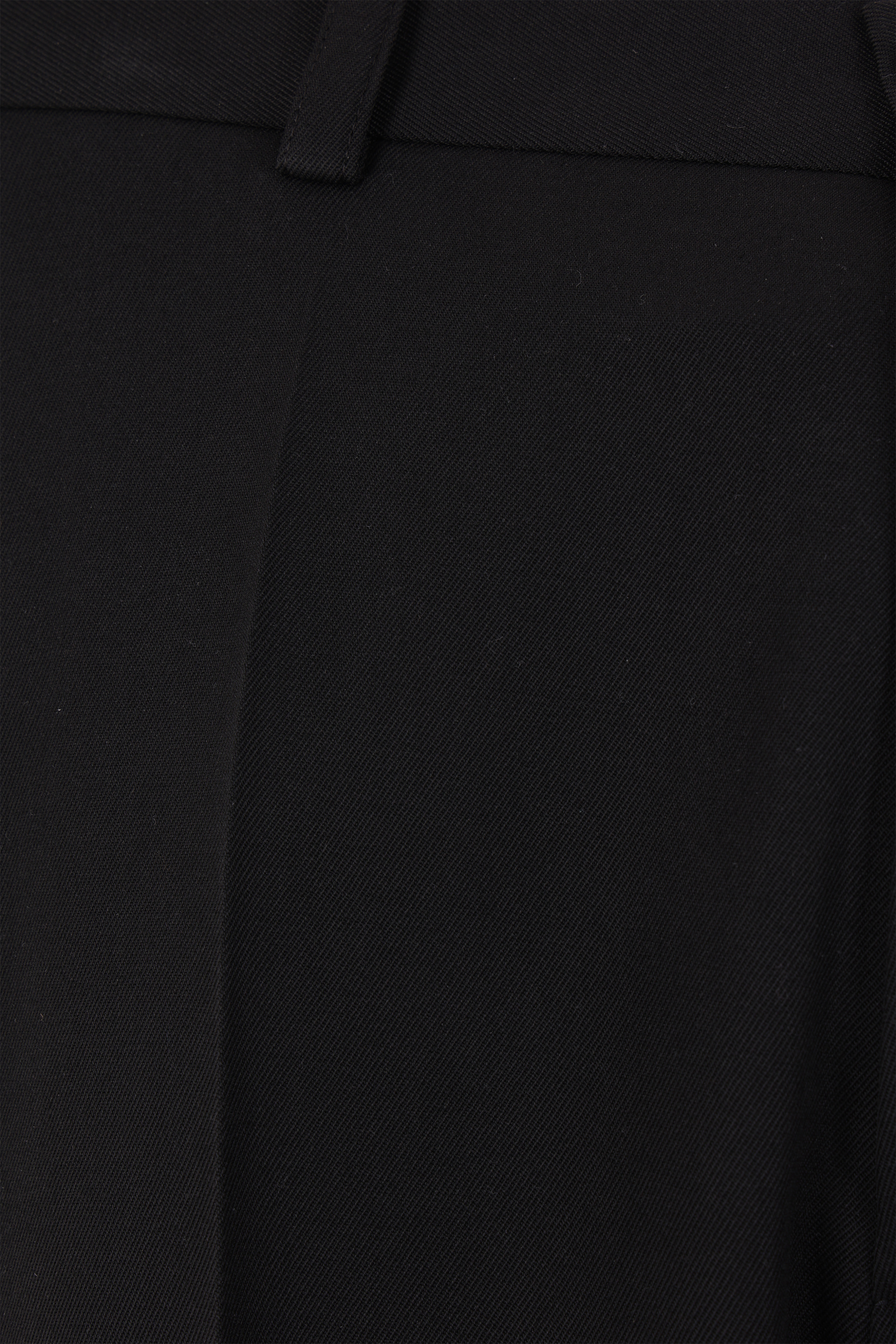 Shop Balenciaga Wide-leg Wool Trousers In Black
