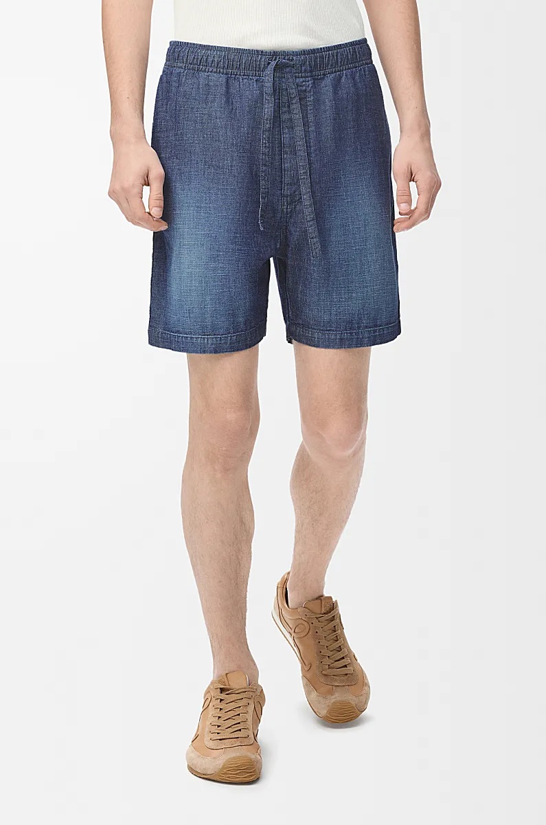 Loewe Regular Fit Shorts In Blue