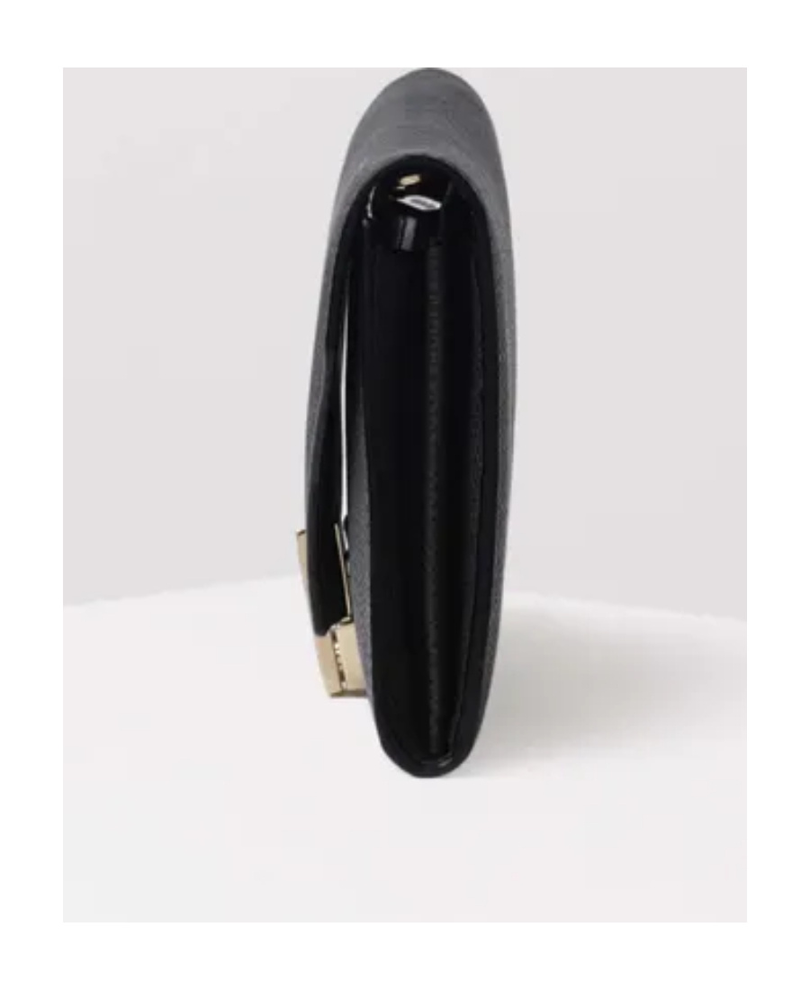Valextra Foldover-top Chain-linked Wallet