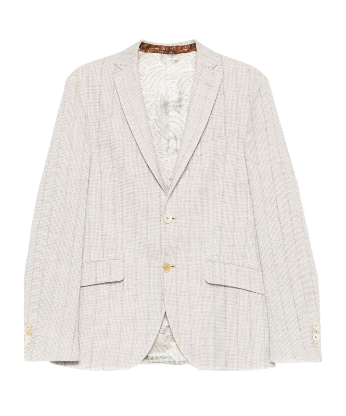 Etro Pinstripe Blazer In White