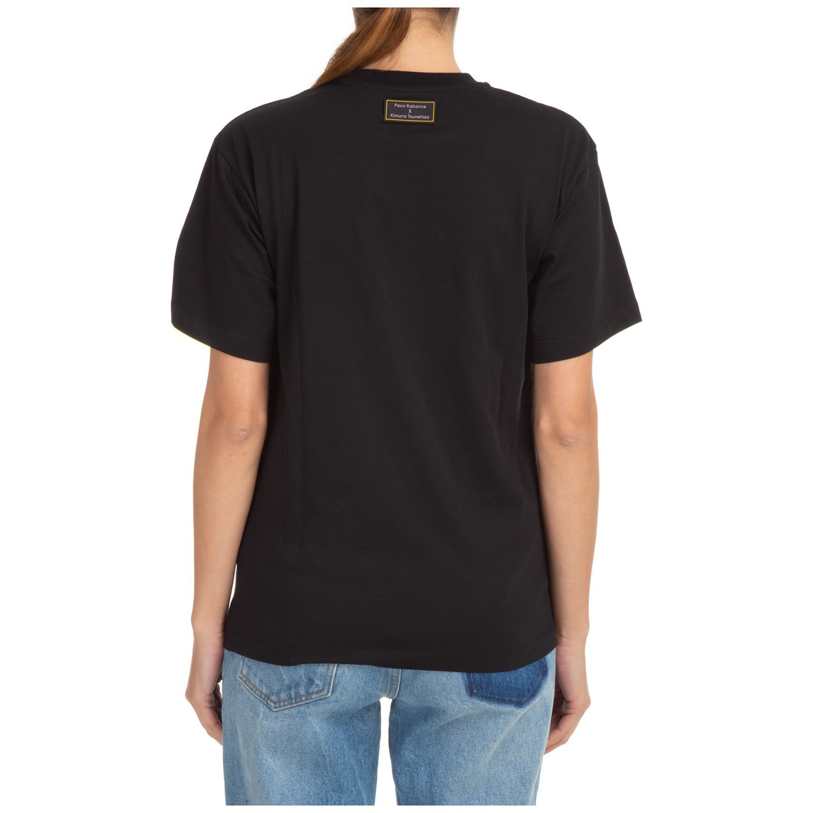 Rabanne Paco World Short Sleeves T-shirt X Tsunehisa Kimura In Black